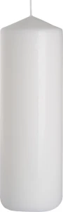 Świeca walec biała 80/250 6 sztuk